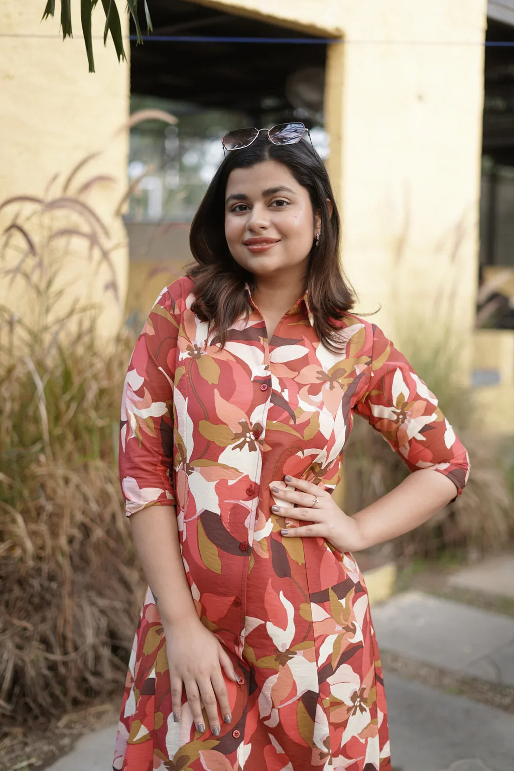 Classic Rayon Shirt Dress