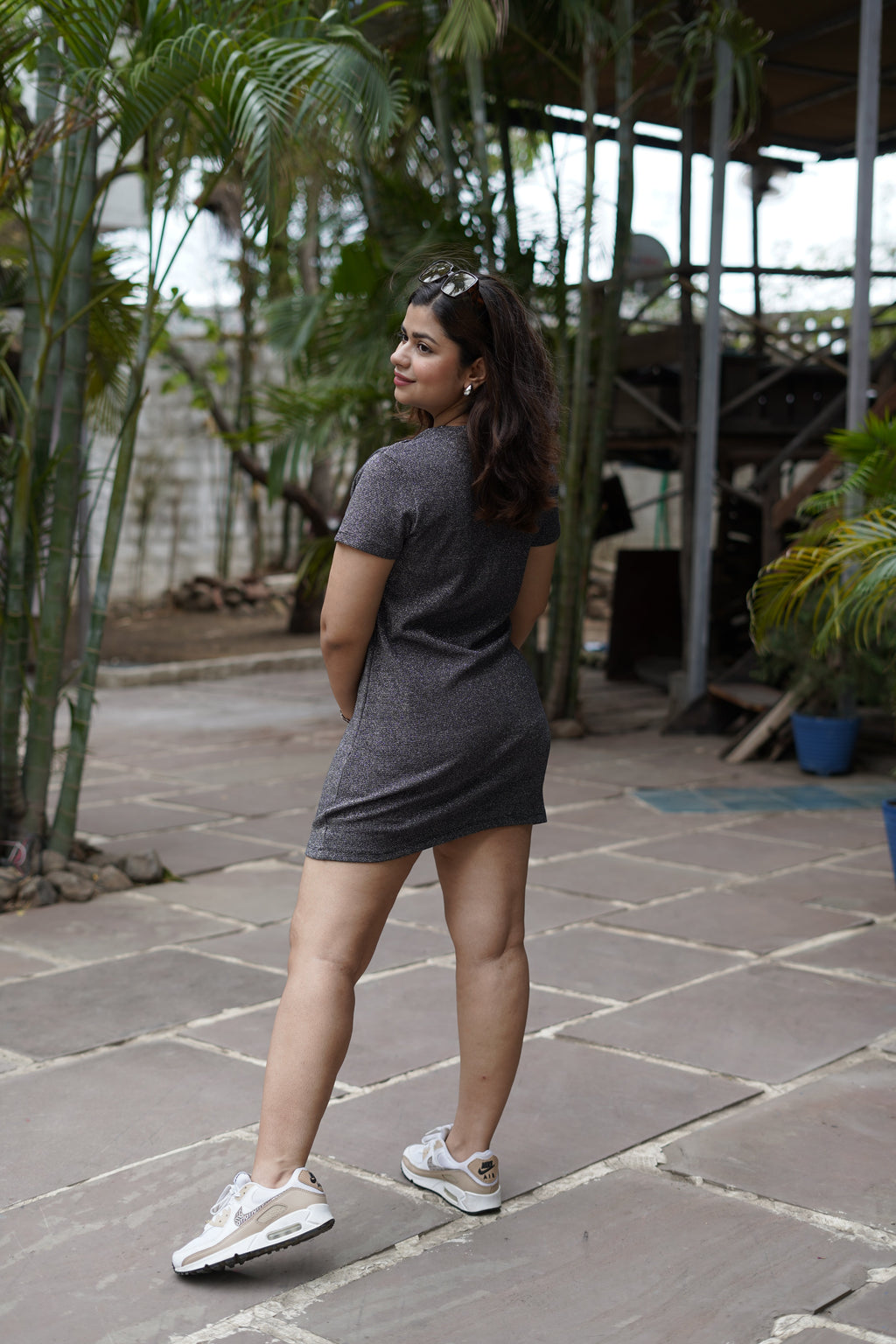Midnight Spark Black Bodycon Dress