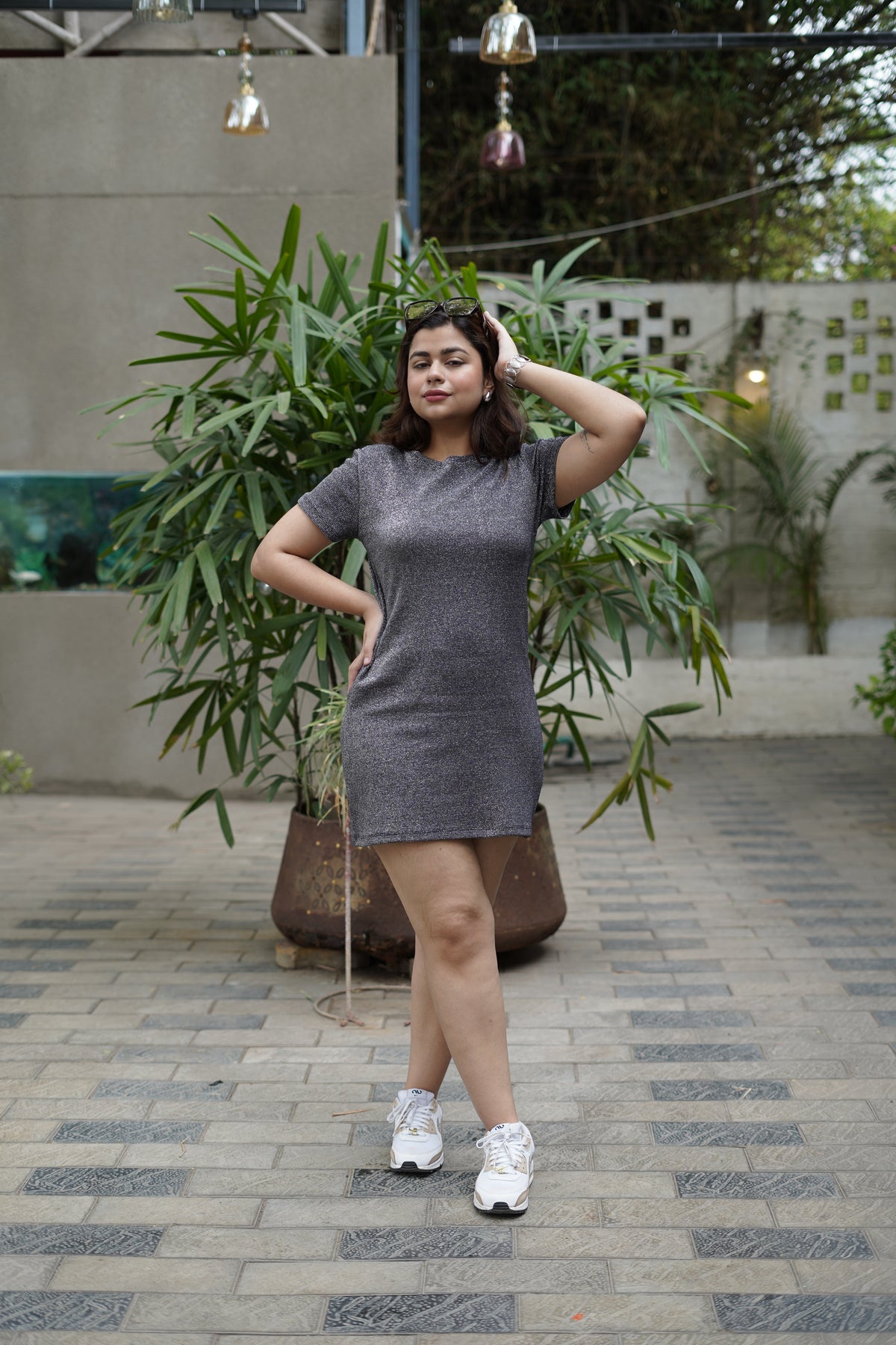 Midnight Spark Black Bodycon Dress