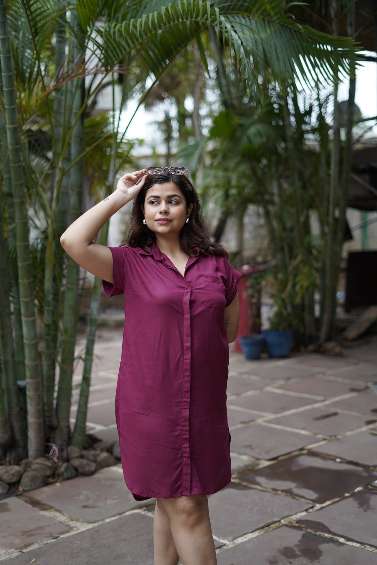 Breezy Linen Shirt Dress