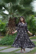Black Garden Grace Maxi Dress