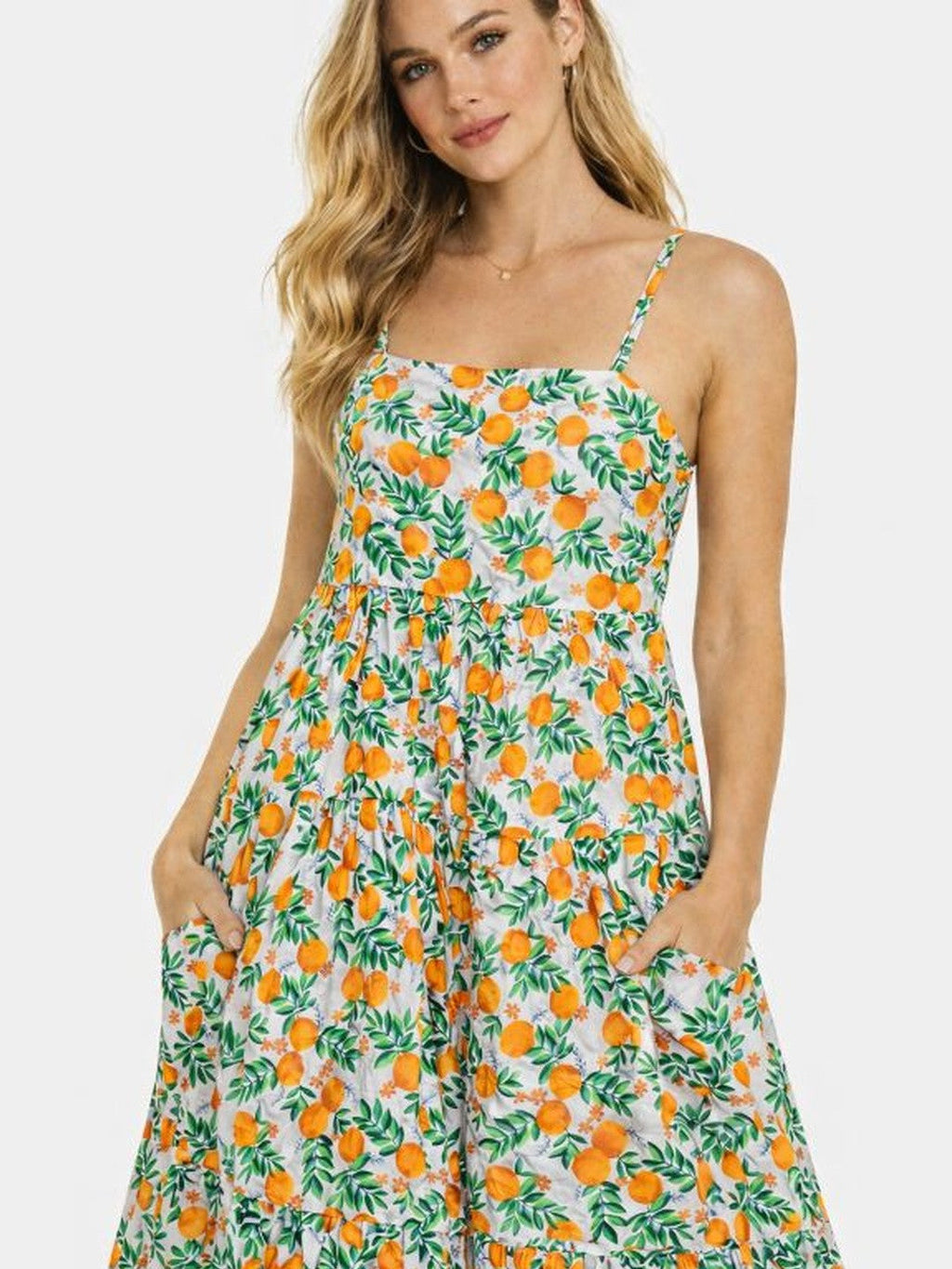 Blossom Breeze A-Line Midi Dress