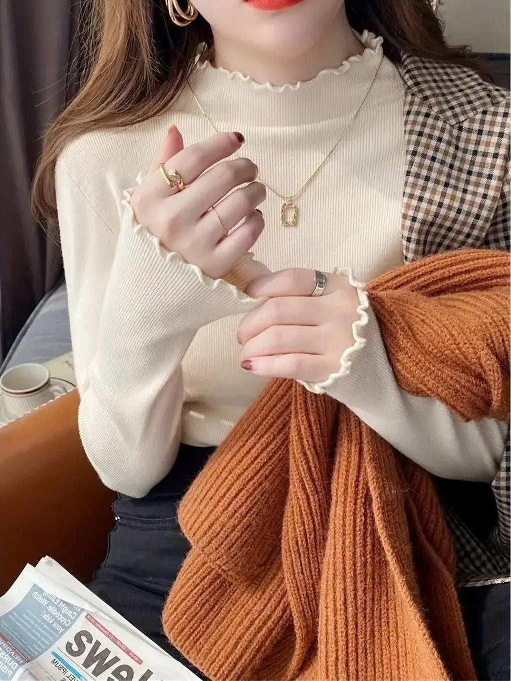 Minimalist Chic High Neck Top