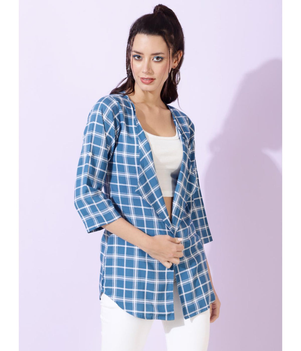 Light Blue Breeze Open Shrug