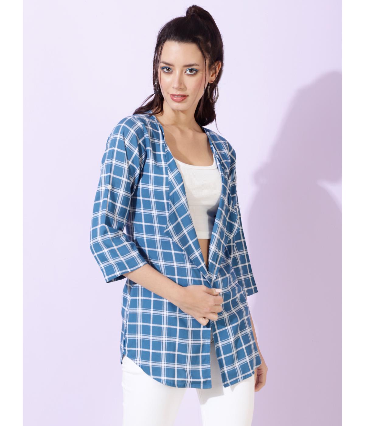 Light Blue Breeze Open Shrug