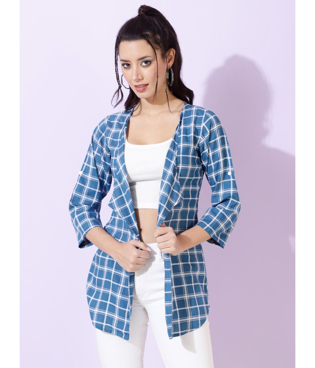 Light Blue Breeze Open Shrug