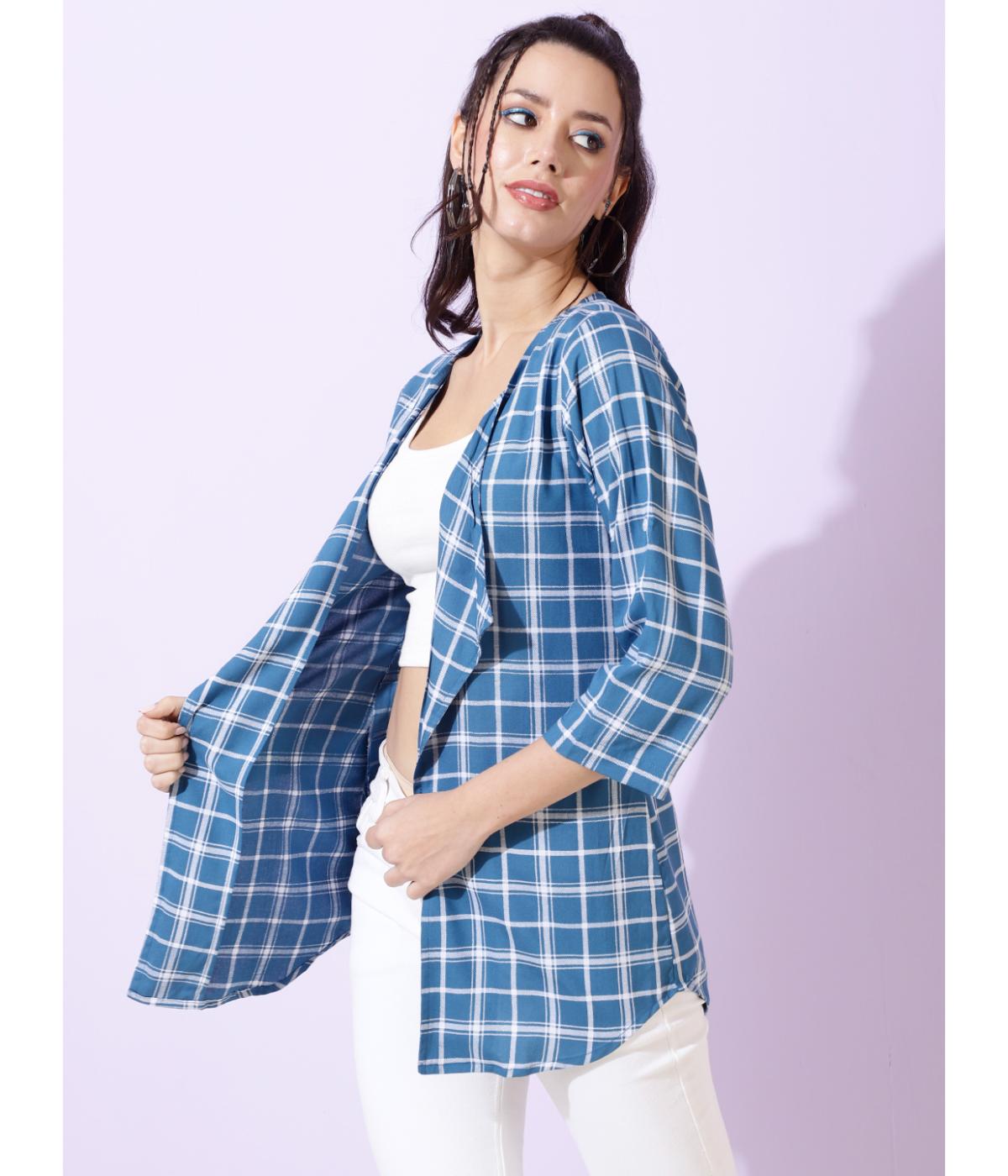 Light Blue Breeze Open Shrug