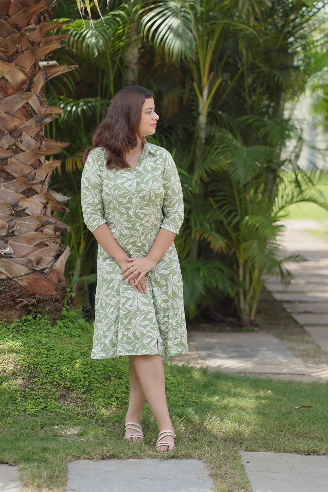Classic Rayon Shirt Dress
