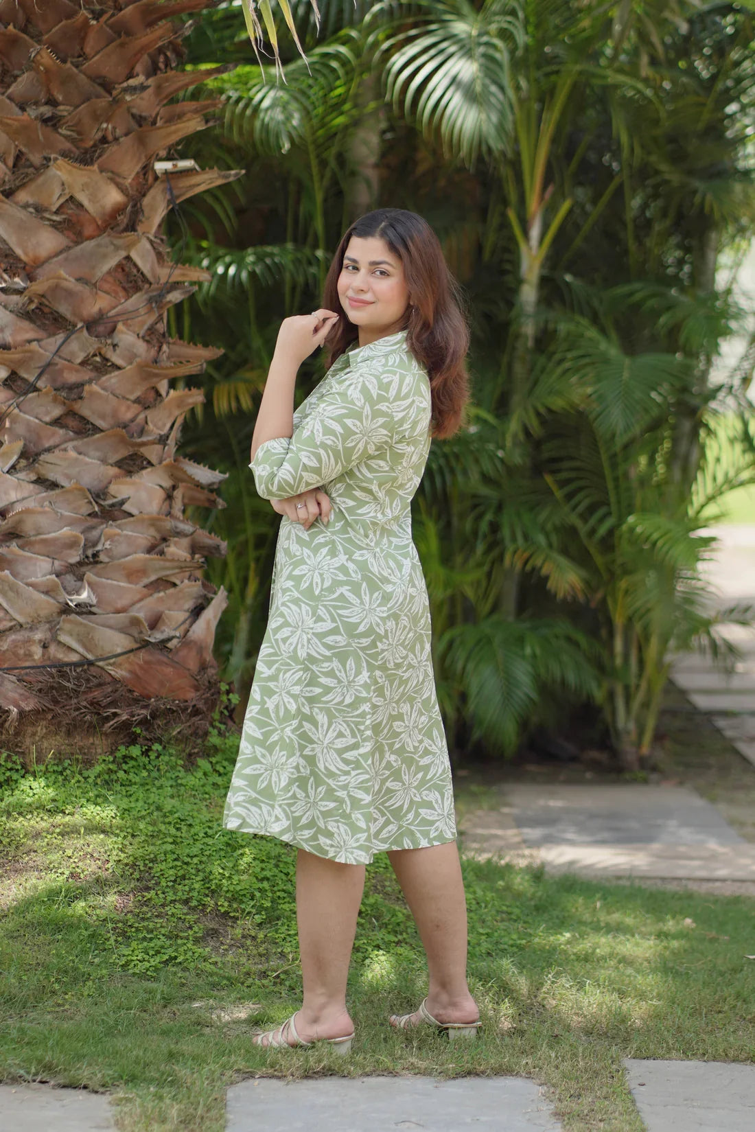 Classic Rayon Shirt Dress