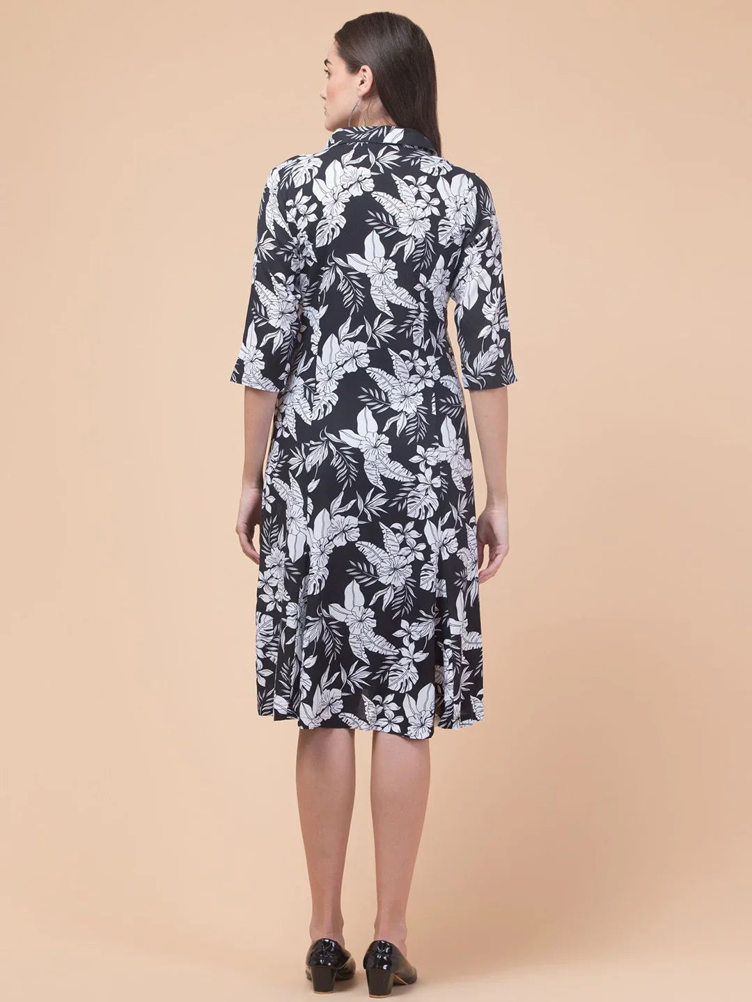Classic Rayon Shirt Dress