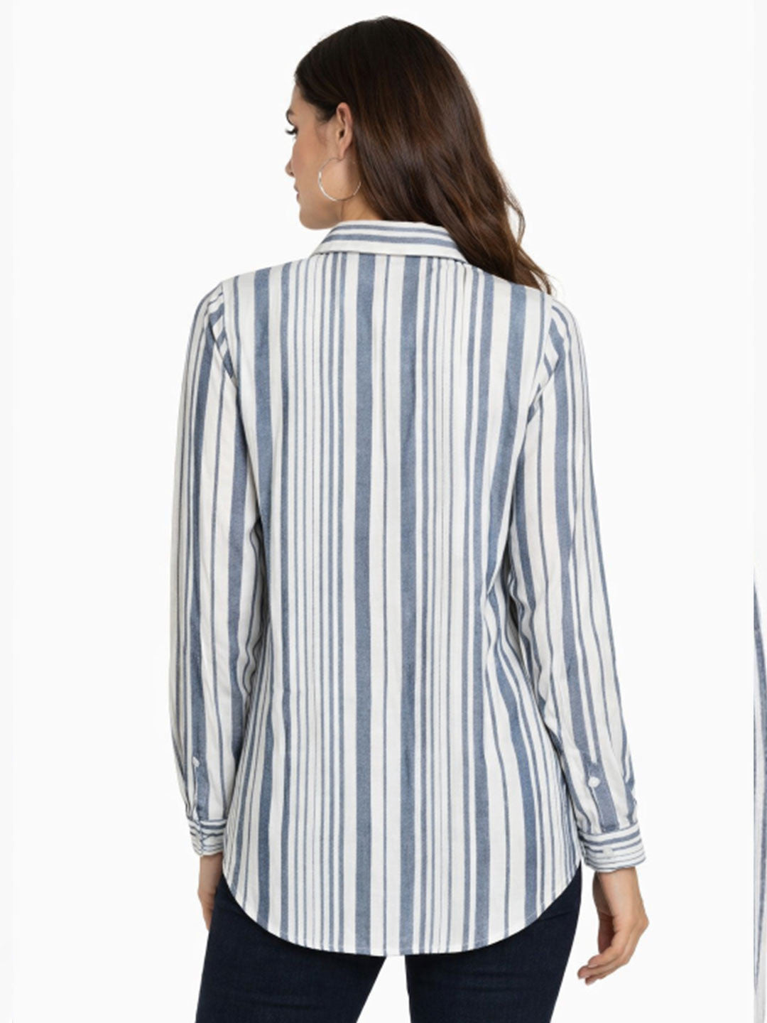 White Stripe Elegance Shirt