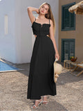 Timeless Strappy A-Line Maxi Dress