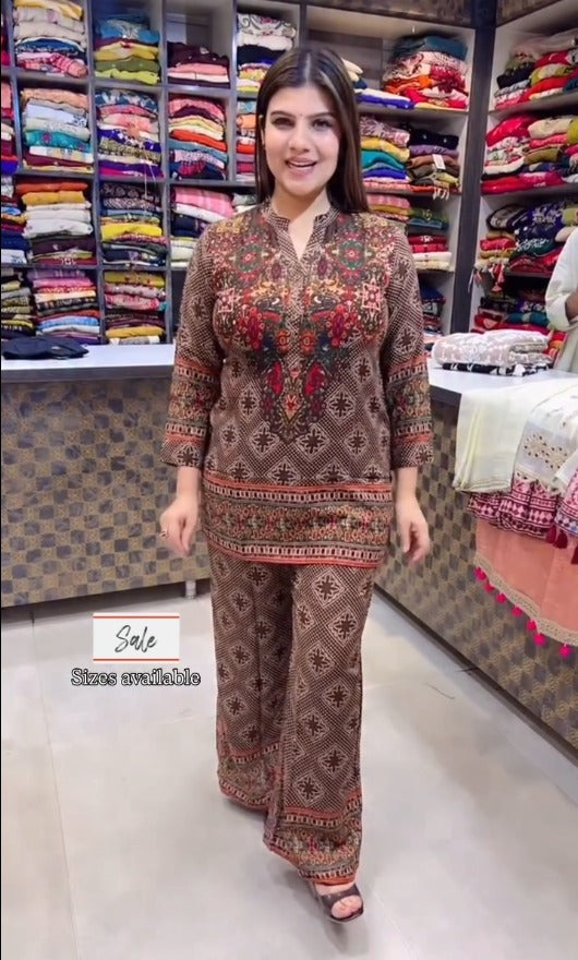 Rayon Co-Ord Set for Women