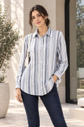 White Stripe Elegance Shirt