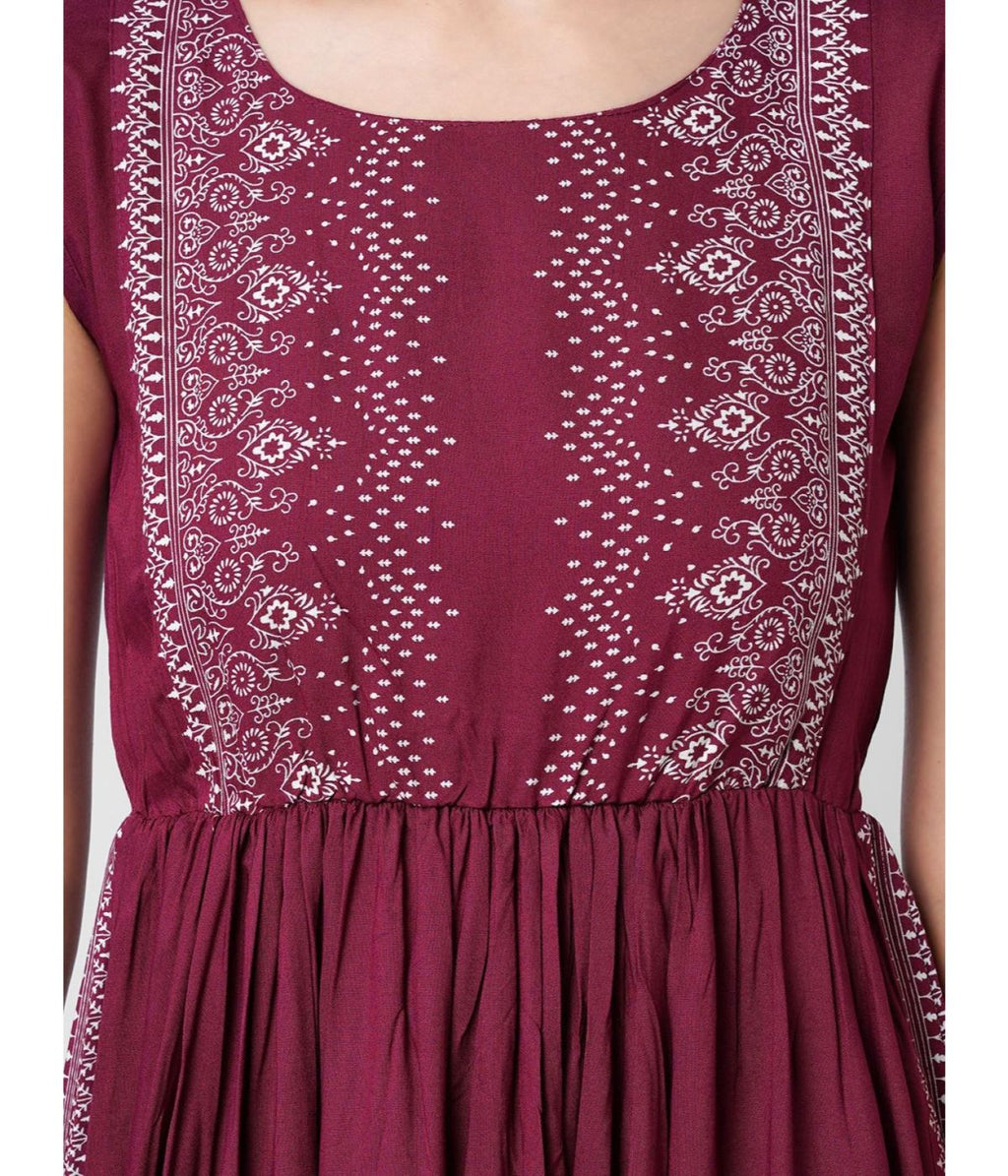 Stylish Printed A-Line Kurta