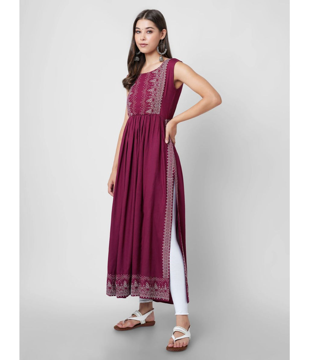 Stylish Printed A-Line Kurta