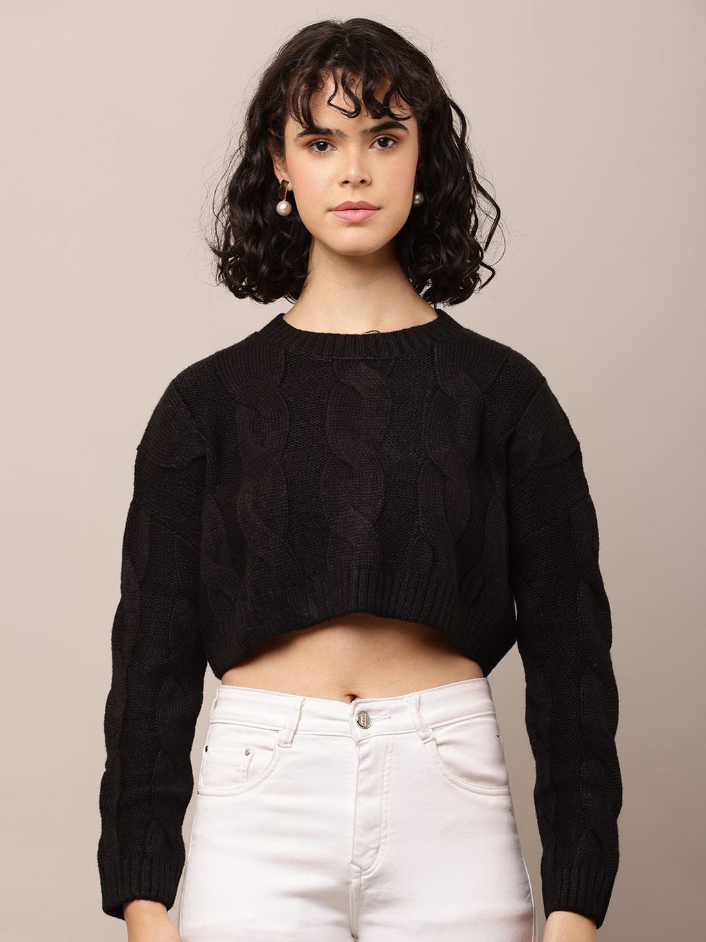 Midnight Cozy Round Neck Pullover