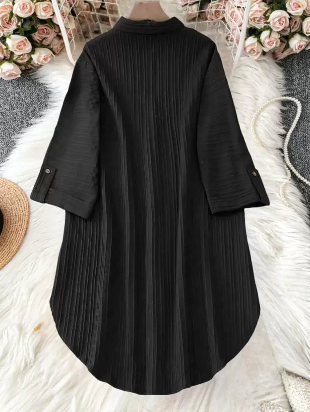 Chic Collared Shirt Dress