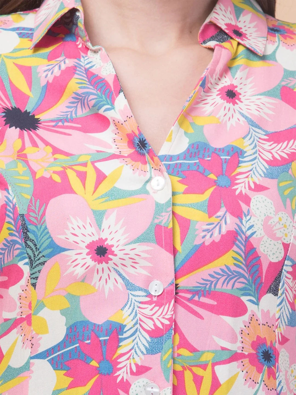 Classic Rayon Shirt Dress