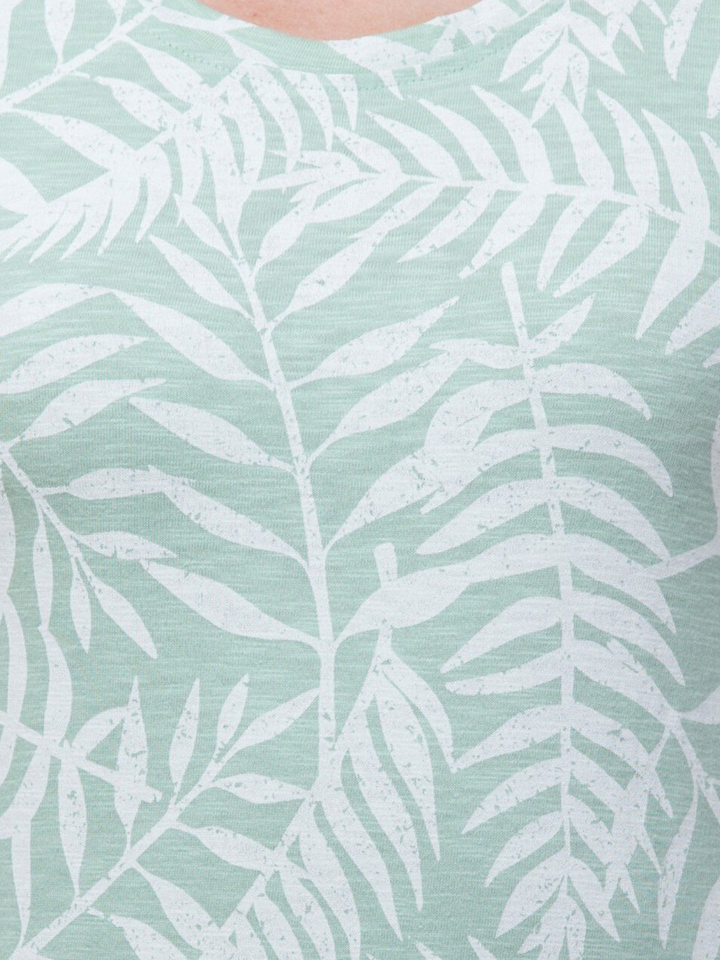 Green Printed Relaxed Fit T-shirt