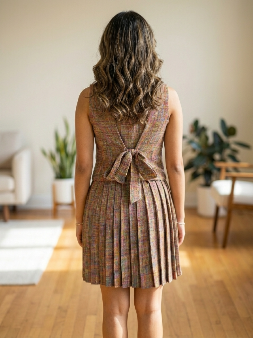 Premium Textured Light Brown Co-Ord Set