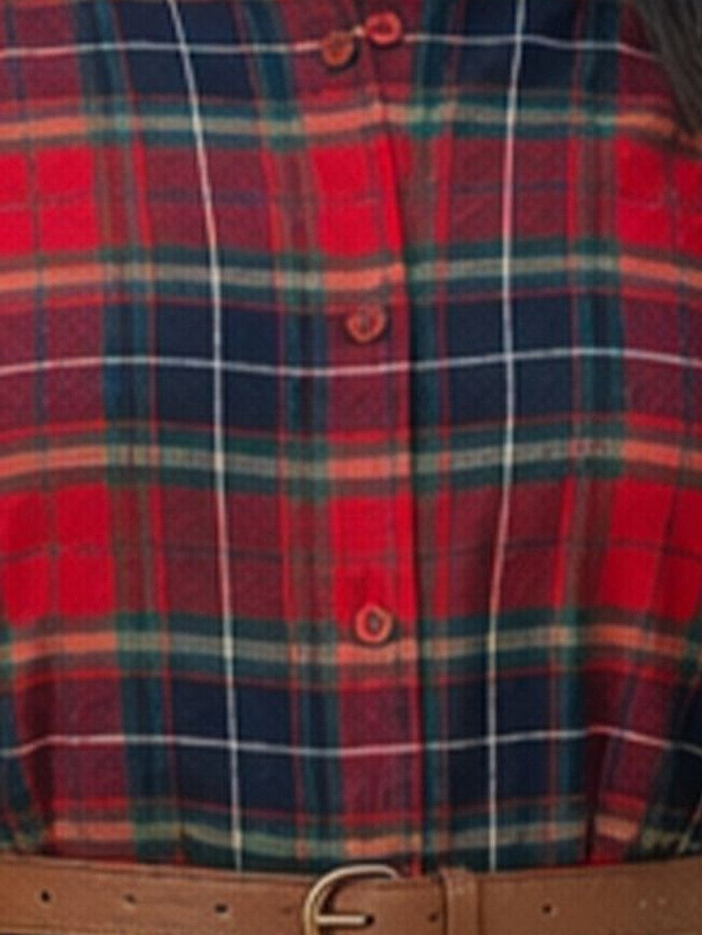 Scarlet Checks Shirt Dress