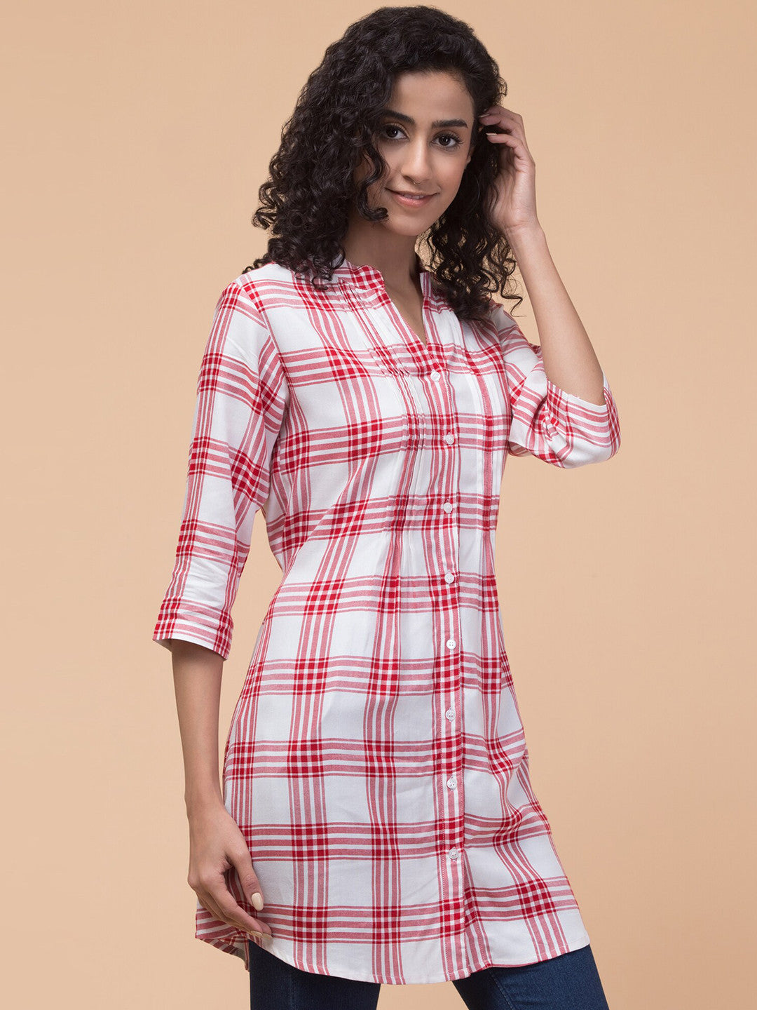 Timeless Check Charm Cotton Tunic