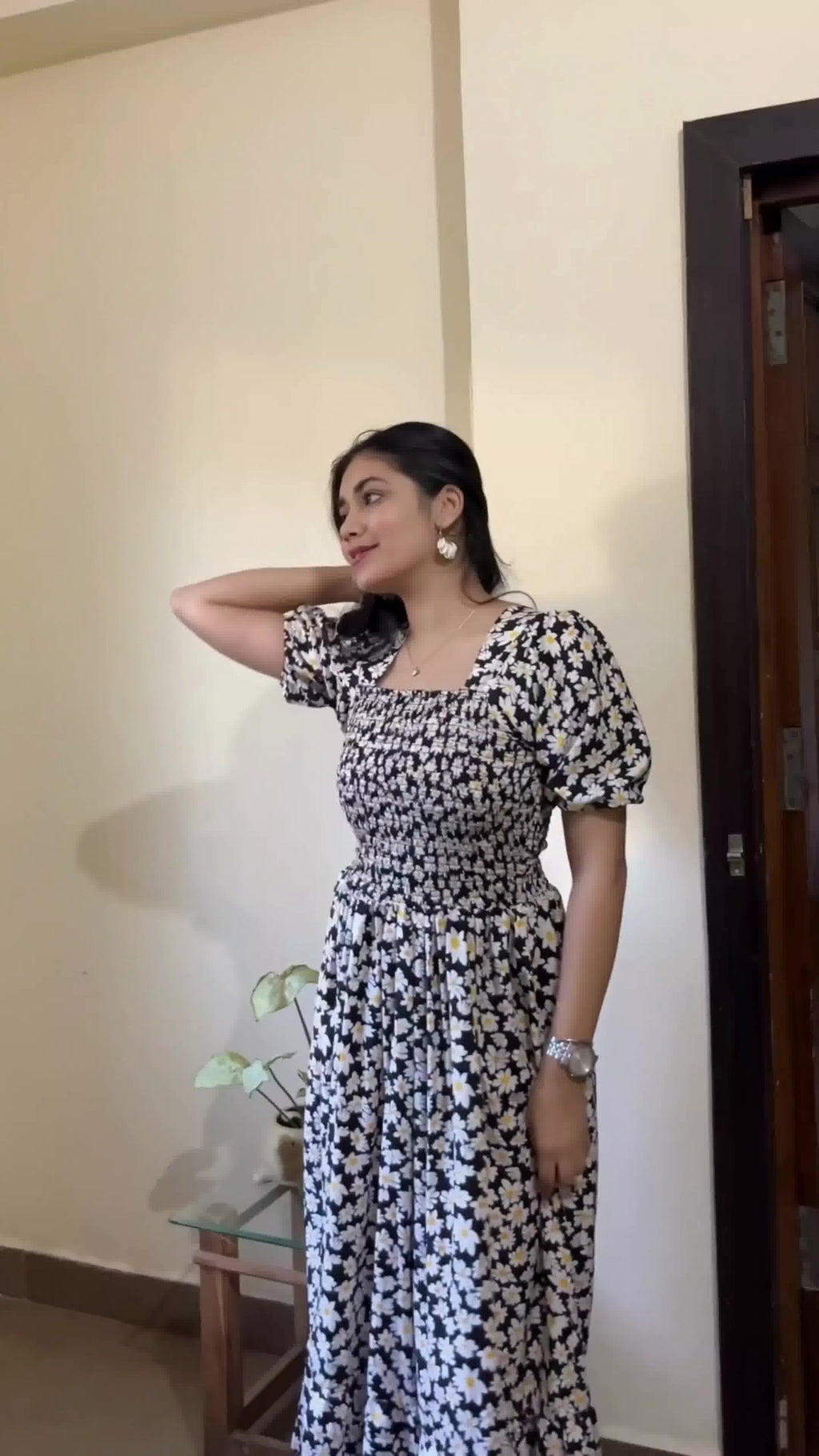 Classy Printed Maxi Dress