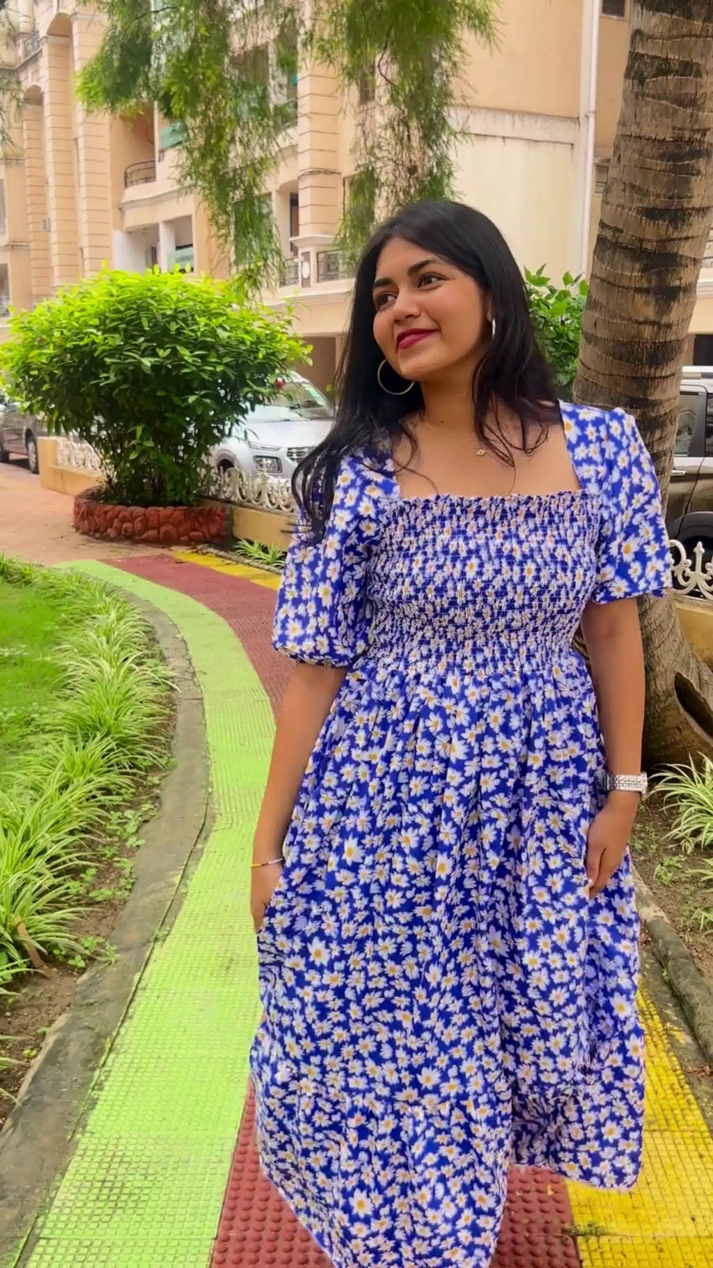 Charming Printed Maxi Dress