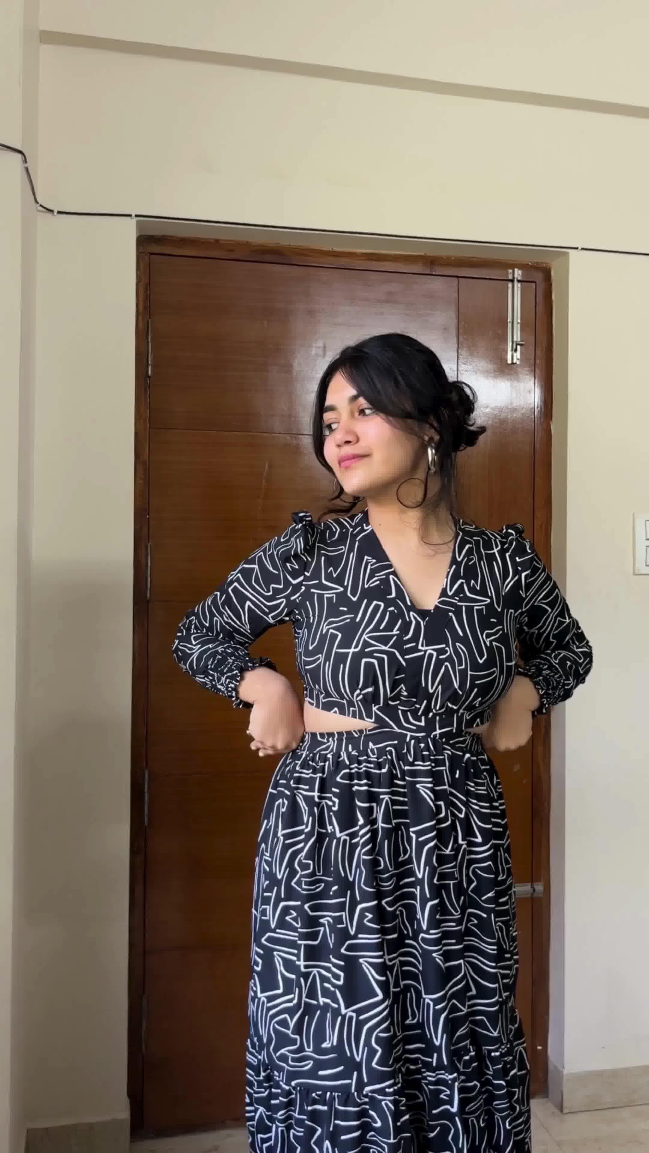 Noir Elegance Maxi Dress