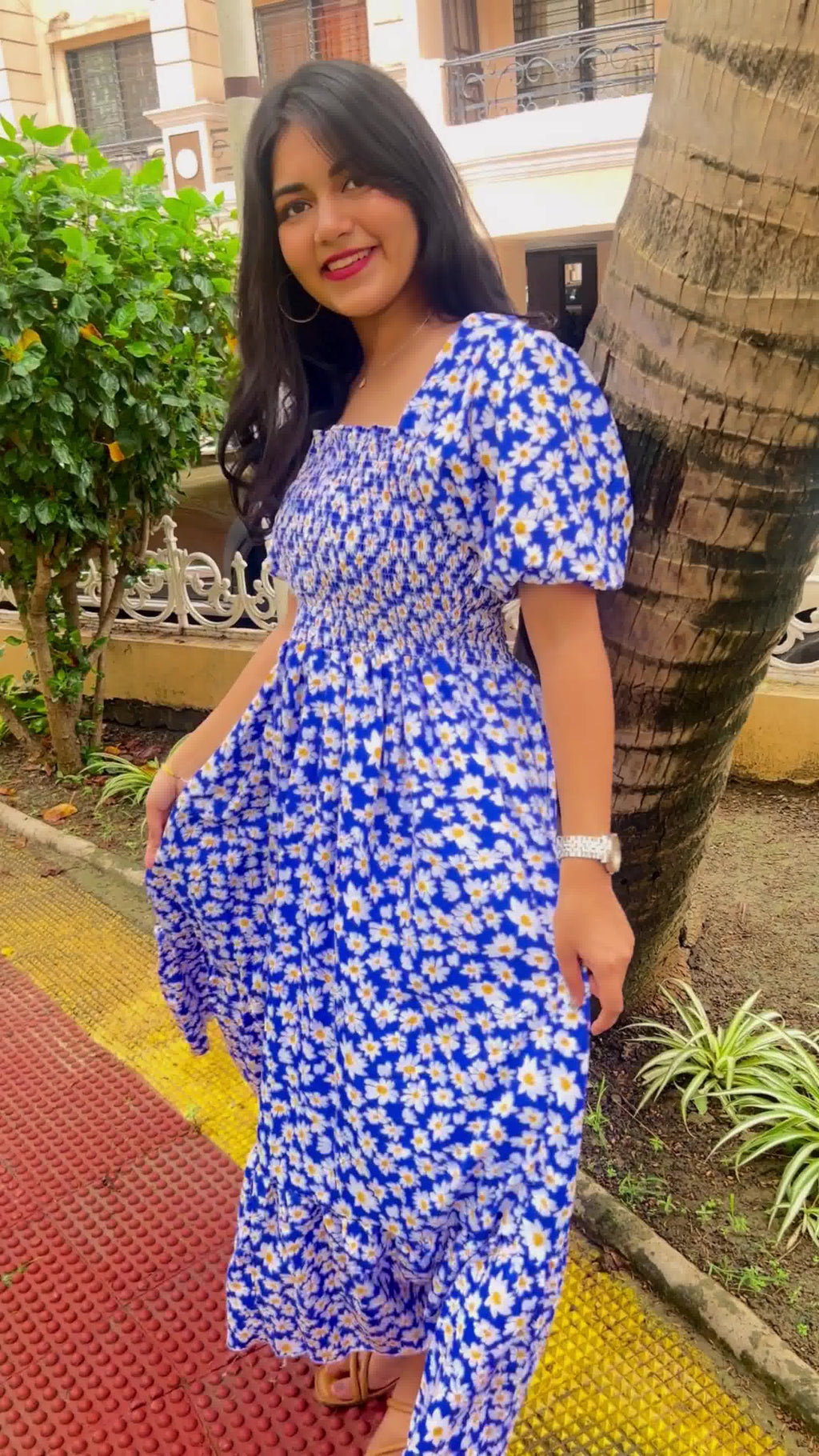 Charming Printed Maxi Dress