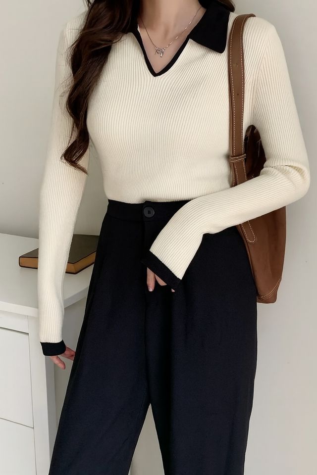Classic Glow V-Neck Top