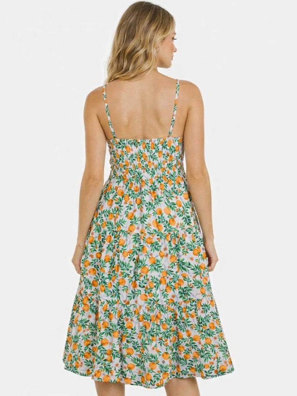 Blossom Breeze A-Line Midi Dress