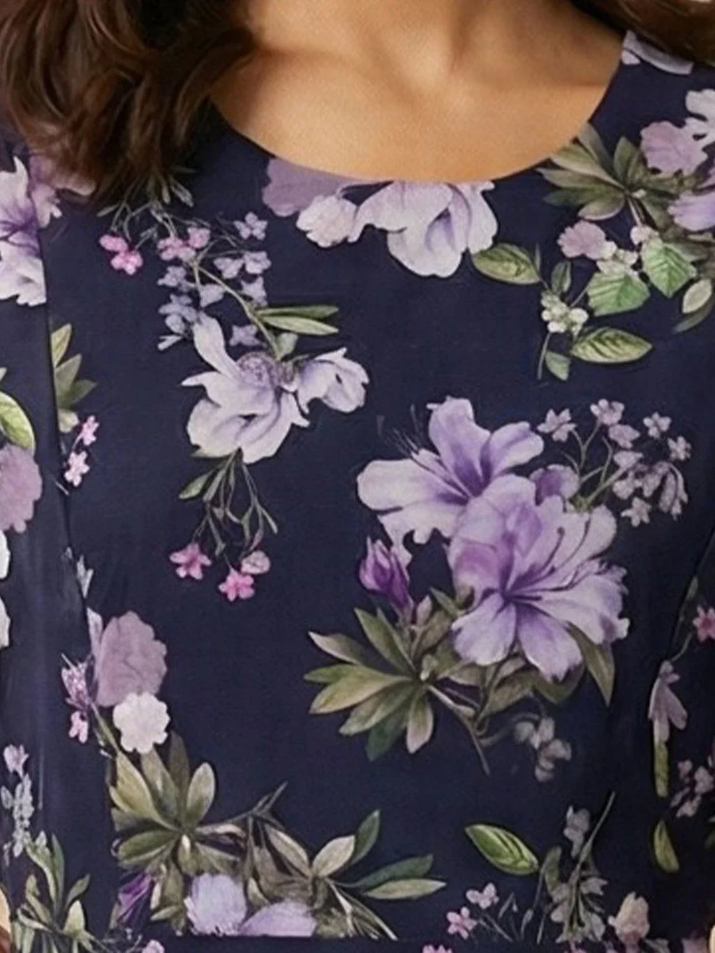 Chic Floral A-Line Maxi Dress