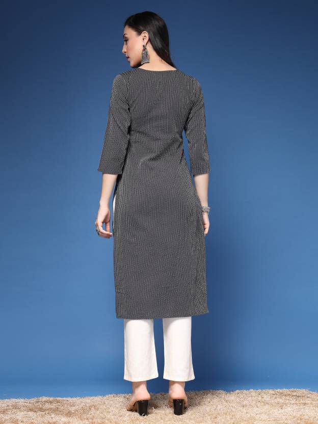 Chic Charm Black Kurta