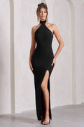 Midnight Chic Black Bodycon Dress