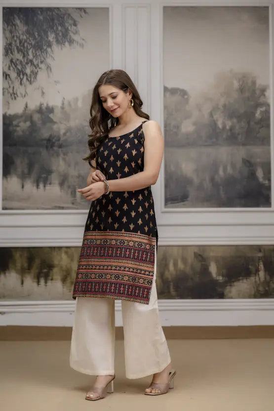 Classic Black Breeze Kurta