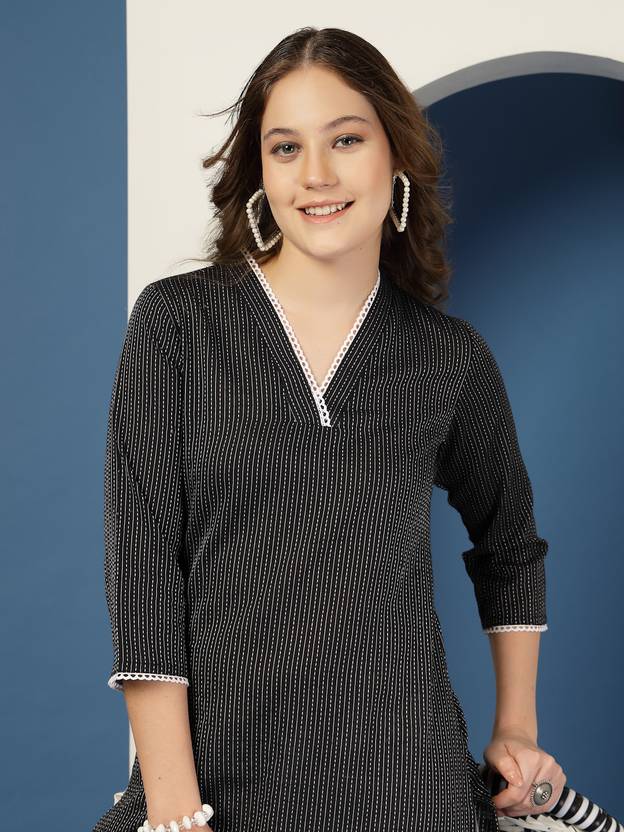 Midnight Muse Straight Kurta