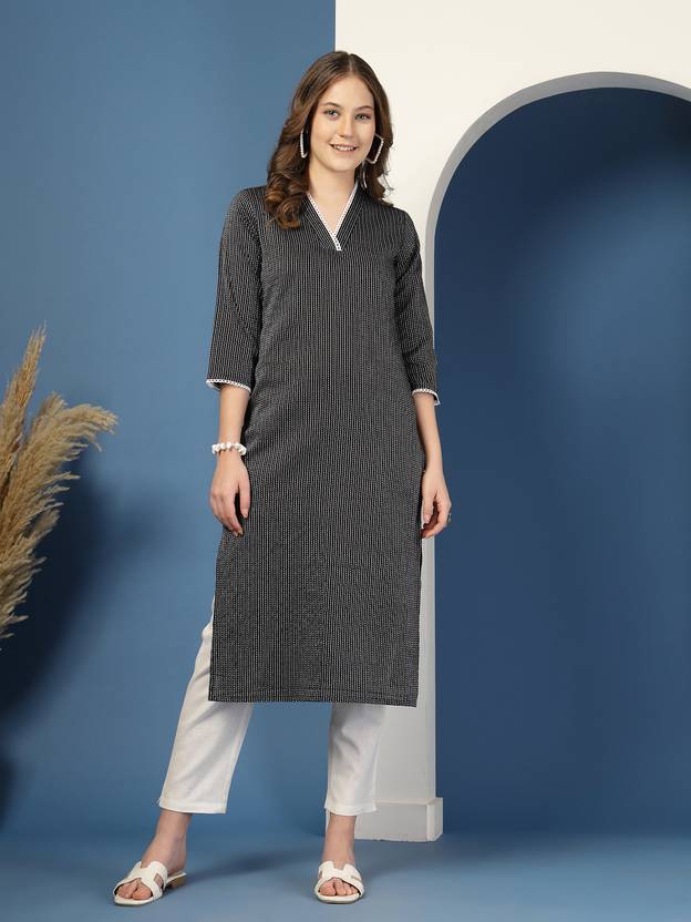 Midnight Muse Straight Kurta