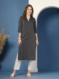 Midnight Muse Straight Kurta