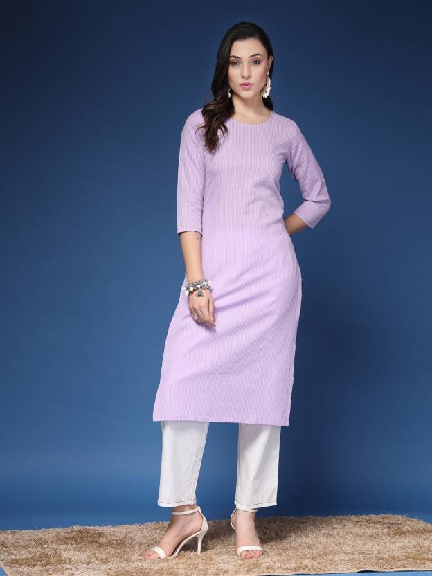 Royal Bloom Purple Kurta