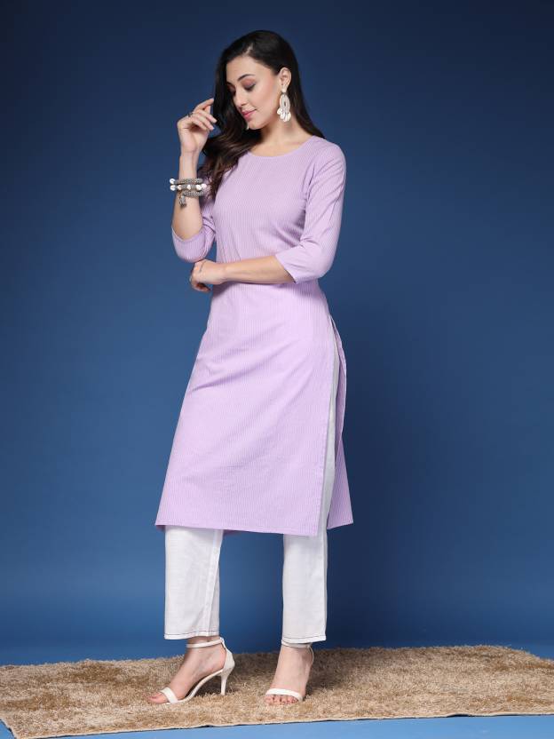 Royal Bloom Purple Kurta