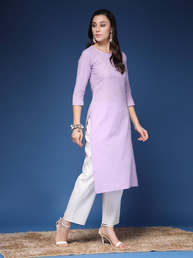 Royal Bloom Purple Kurta