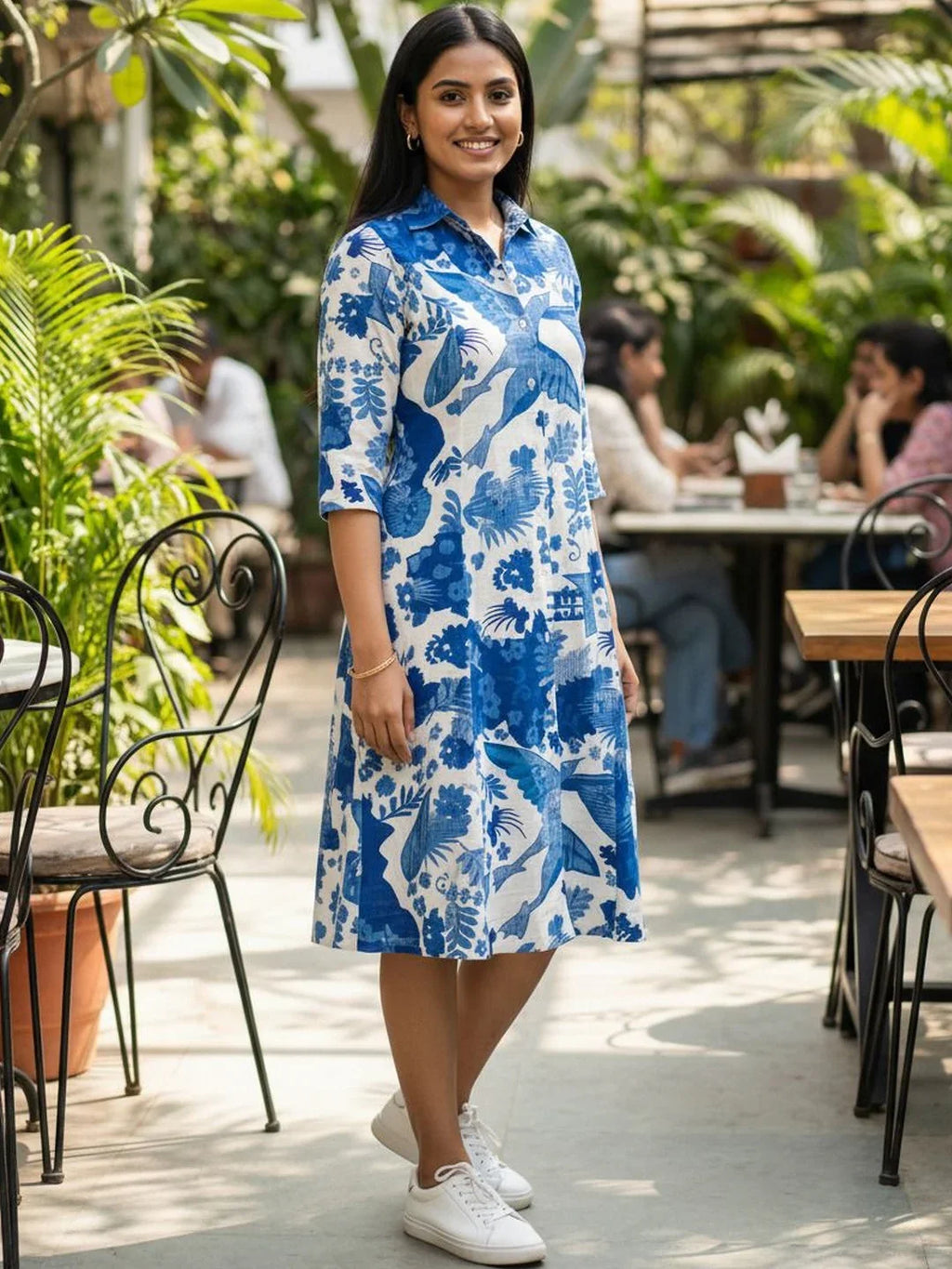 Classic Rayon Shirt Dress