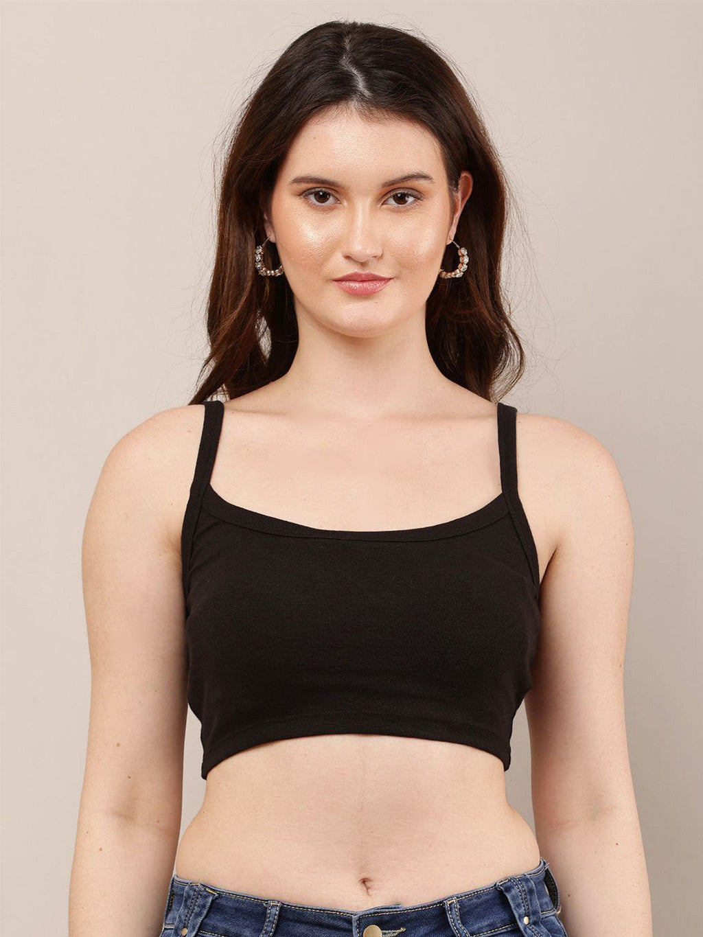 Noir Grace Strappy Crop Top