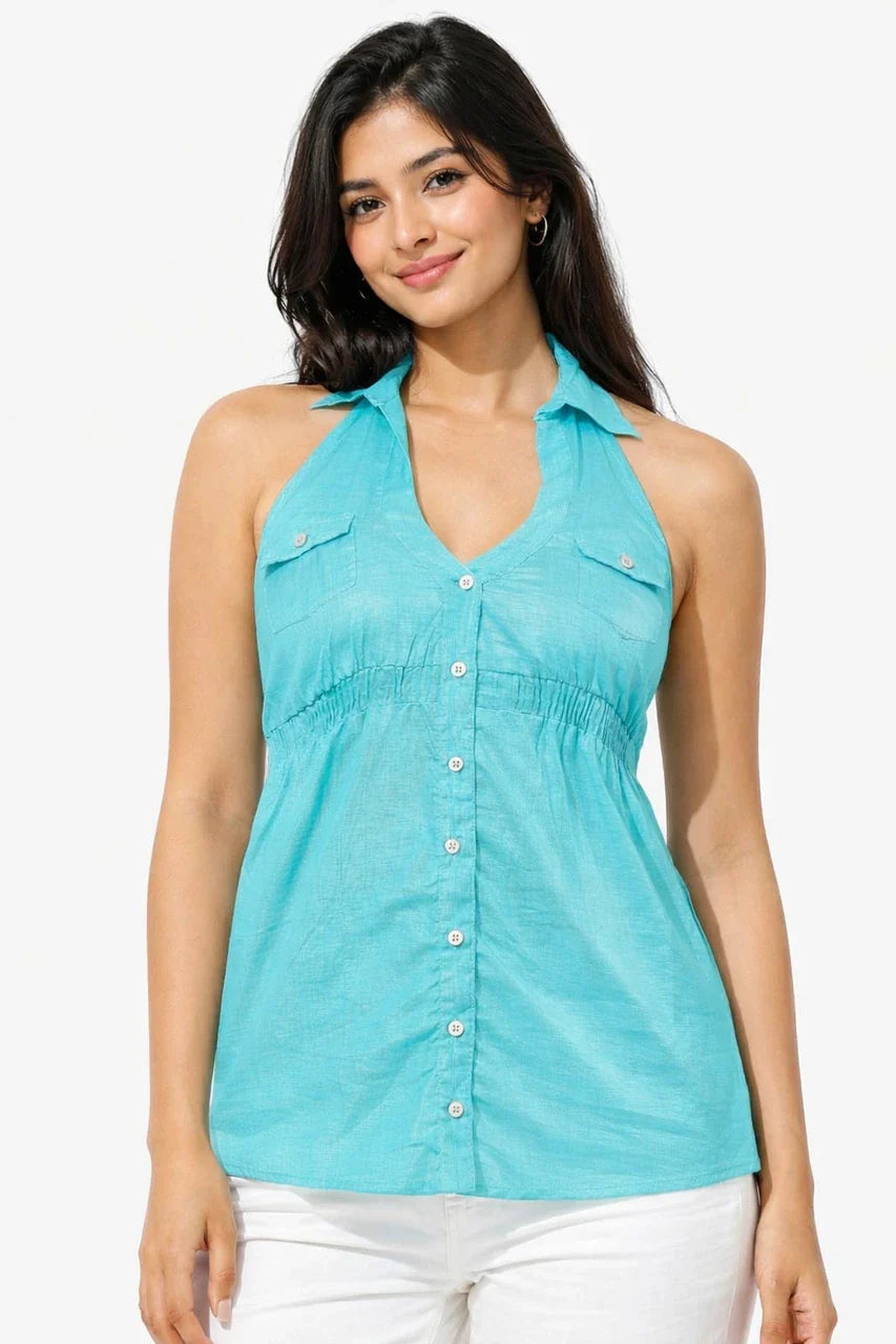 Blue Haven Sleeveless Top