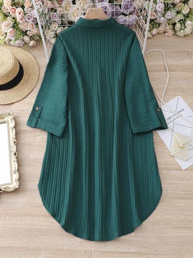 Chic Collared Shirt Dress