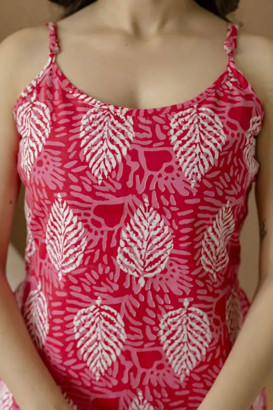 Blush Petal Cotton Printed Kurta