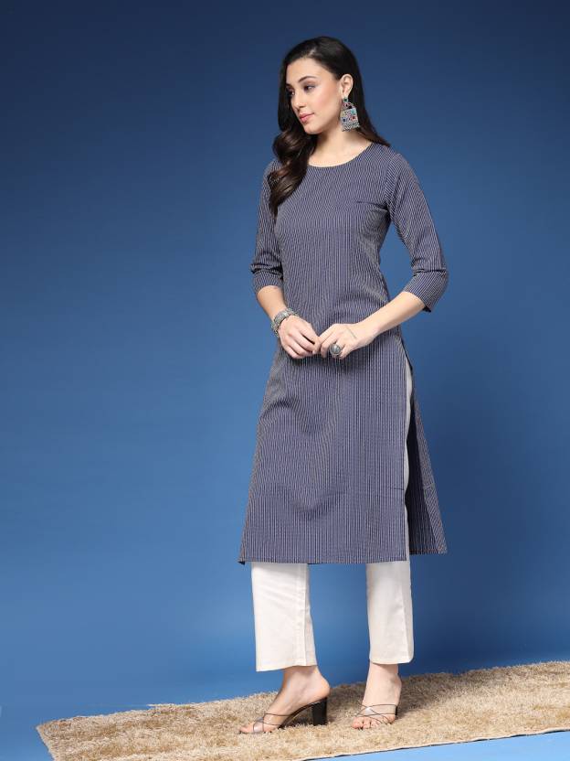Timeless Charm Blue Kurta