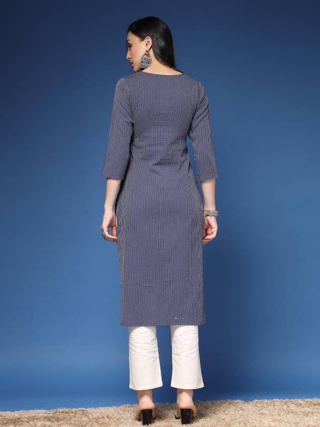 Timeless Charm Blue Kurta